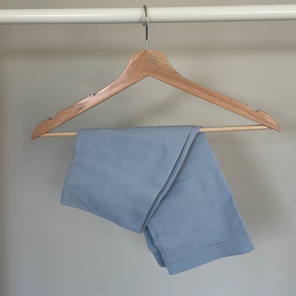 New | Avocado Biker Shorts | Light Blue | S/M